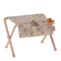 Maileg Nursery Table - Rose Floral - Baby Mouse