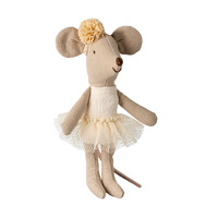 Maileg Ballerina Mouse - Little Sister - Off-White