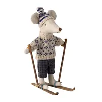 Maileg Winter Mouse with Skis - Dad