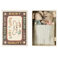 Maileg Baby Twin Mice in Matchbox