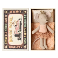 Maileg Princess Mouse in Matchbox