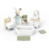 Speedy Monkey Dolls House Bathroom + 1 Character