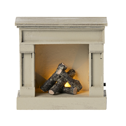 Maileg Miniature Fireplace - Off-White