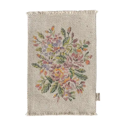 Maileg Miniature Rug - Flowers - Medium