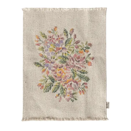 Maileg Miniature Rug - Flowers - Large