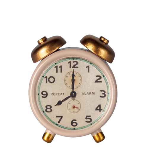 Maileg Miniature Alarm Clock - Powder