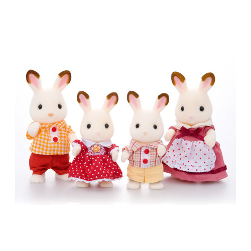 Sylvanian Families Tree House with Chocolate Rabbit Family